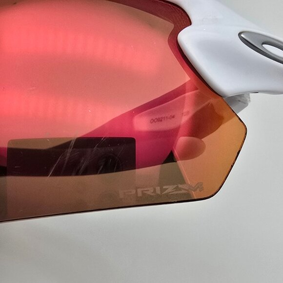 Oakley OO9211-04 Radar EV Pitch Polished White Frame Prizm Field Lens Sunglasses - Picture 14 of 16